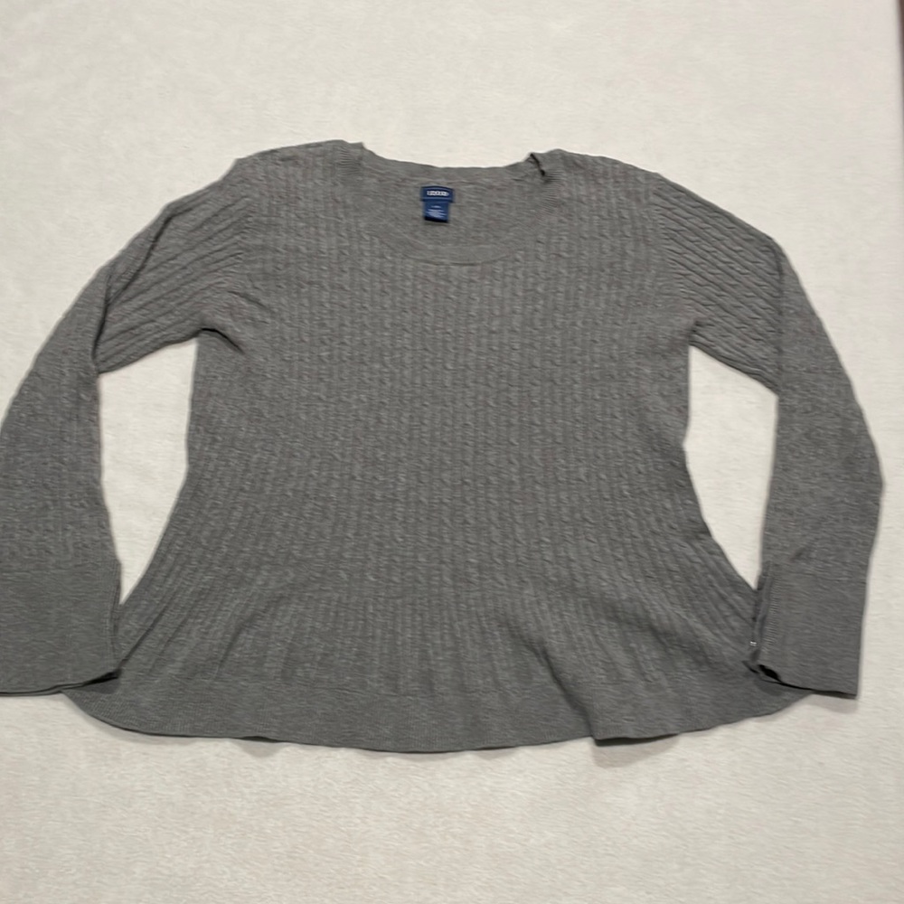izod grey sweater